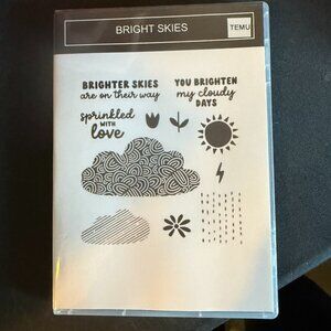 Temu Stamps and Dies Bright Skies